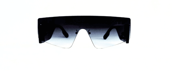 Anteojos de sol realizados en pasta, con lentes en policarbonato y protección uv 400. Los anteojos tienen bisagras metálicas y vienen con funda.