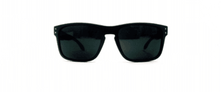 Anteojos de sol realizados en pasta, con lentes en policarbonato y protección uv 400. Los anteojos tienen bisagras plásticas y vienen con funda.
