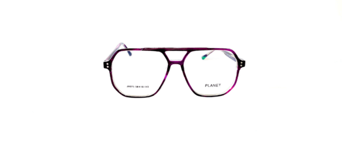 Armazón para lentes inyectado realizado en poliamida, con bisagras en acero inoxidable y patillas resistentes. Los armazones para lentes vienen con estuche.