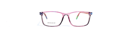 Armazón para lentes inyectado realizado en poliamida, con bisagras en acero inoxidable y patillas resistentes. Los armazones para lentes vienen con estuche.