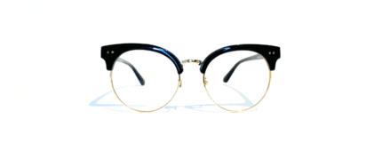 Armazón para lentes realizado en poliamida combinado con metal, con bisagras en acero inoxidable y patillas resistentes. Los armazones para lentes vienen con estuche.