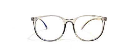 Anteojos antireflex realizados en pasta, con lentes en policarbonato y tratamiento blue ligth. Los anteojos tienen bisagras plásticas y vienen con funda.