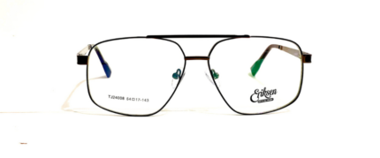 Armazón para lentes realizado en metal, con bisagras en acero inoxidable y patillas resistentes en poliamida. Los armazones para lentes vienen con estuche.